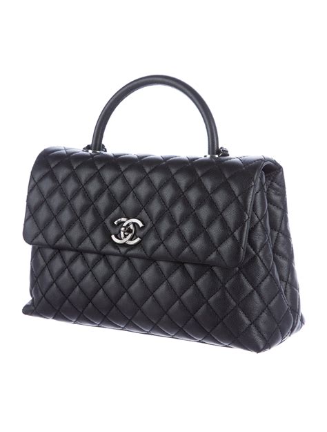 chanel coco hand bag